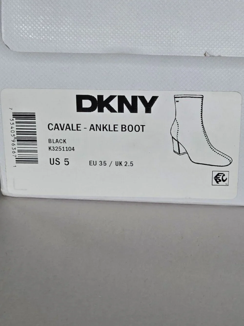 DKNY Cavale Stretch Booties - Black Suede, Size 5